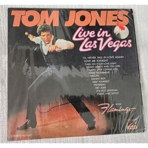 Tom Jones Live in Las Vegas Vinyl LP Record 1969 Parrot Vintage Pop Lounge